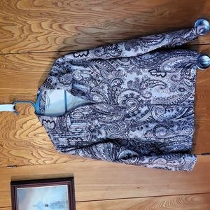 Draper & Damon's vintage light green paisley jacket